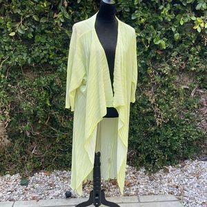 Dreamy lime green duster